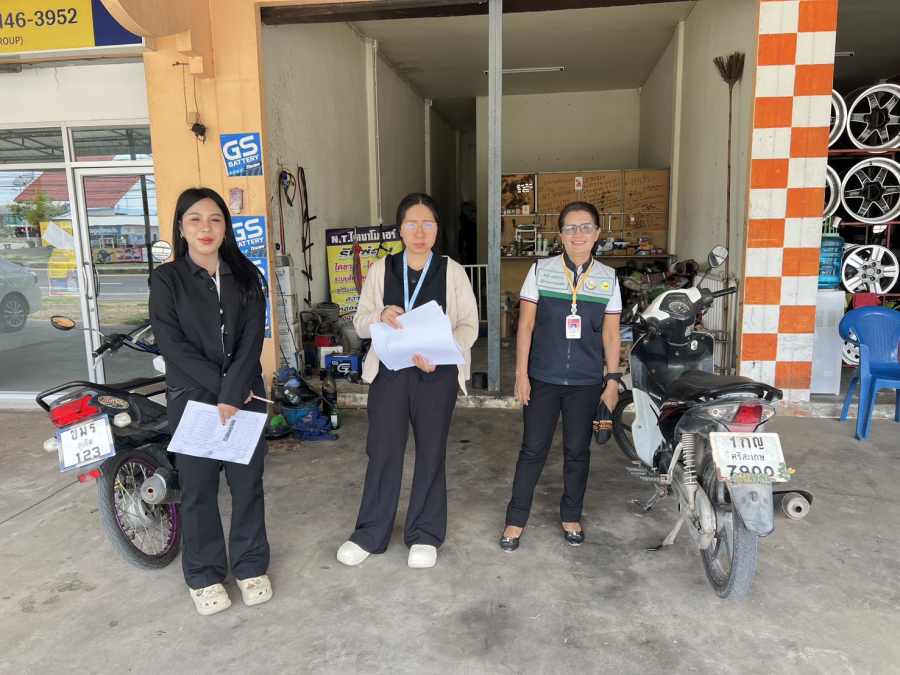 วันที่ 12 มีนาคม 2569 เวลา 09.30 น. กองคลังเทศบาลตำบลห้วยทับทัน  นำโดยนางมยุรี  แสงสว่าง  ผู้อำนวยการกองคลัง  นำเจ้าหน้าที่งานพัฒนารายได้  ประกอบด้วย  นางสาวอนุสรา  สาลี  เจ้าพนักงานจัดเก็บรายได้ชำนาญงาน