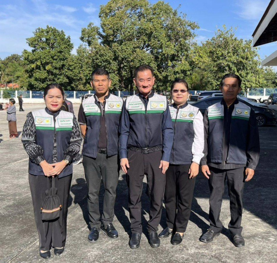 วันที่ 28 พฤศจิกายน 2568  นายชัยยันต์  เทพเกษตรกุล  นายกเทศมนตรีตำบลห้วยทับทัน  พร้อมด้วย นายอัถไชย  ตรีชนะสมุทร  รองนายกเทศมนตรี  นางสุขเสริม  กองทำ  รองนายกเทศมนตรี  นางสาวบุษบัน  วรรณรักษ์  เลขานุการนายกเทศมนตรี  นายสุระศักดิ์  สาลี